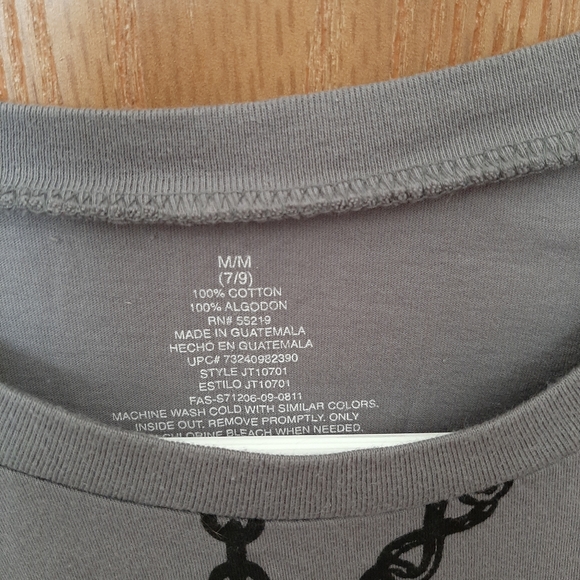 No Boundaries Spider Web Halloween long sleeve tee juniors M - Picture 2 of 3